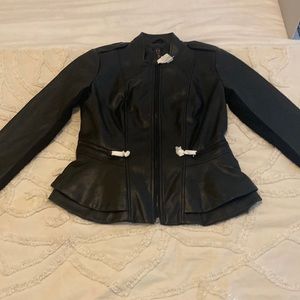 Vegan leather jacket